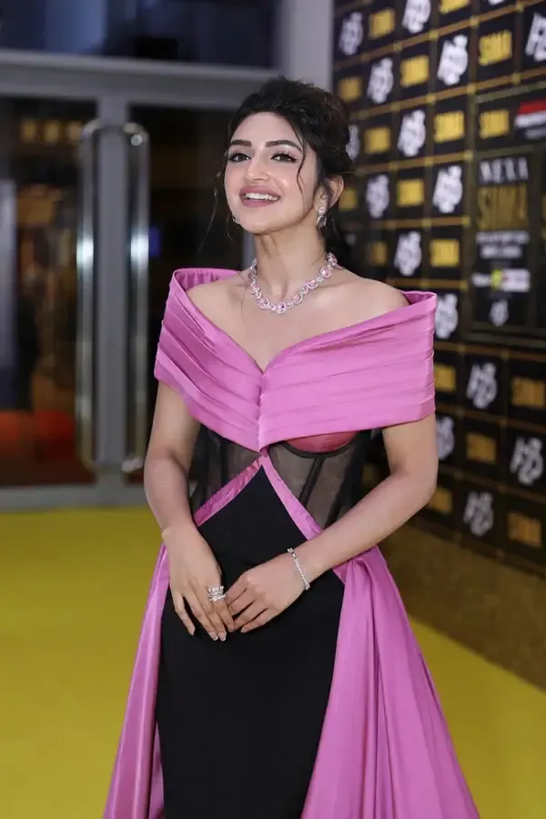 Indian Actress Sreeleela Images at Siima awards 2023